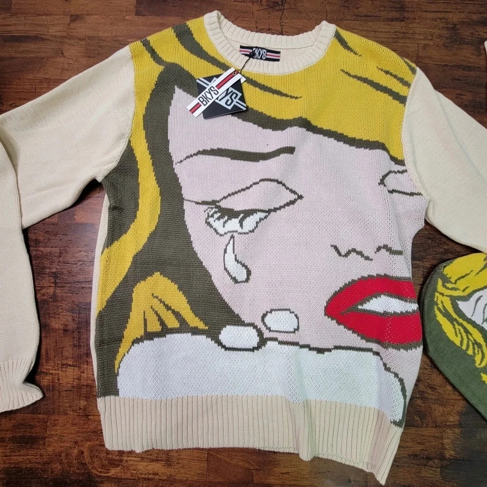 Sweater & beenie sz Various